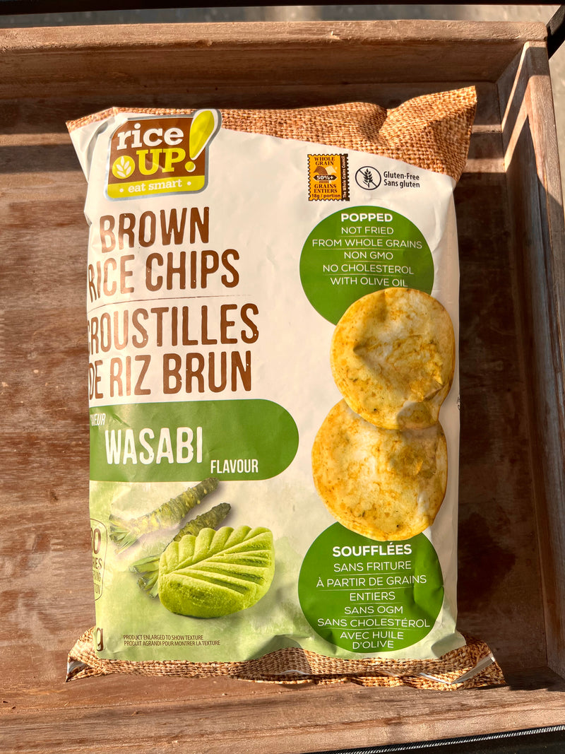 Wasabi Brown Rice Chips By Rice UP!