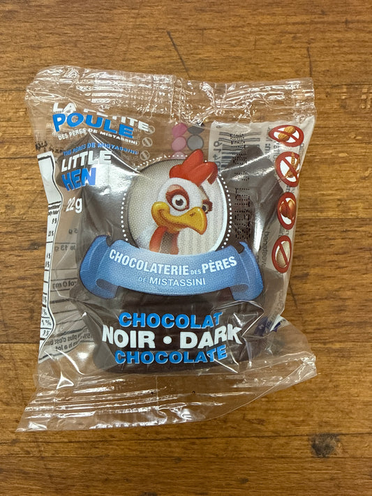 Little dark chocolate hen (22g)