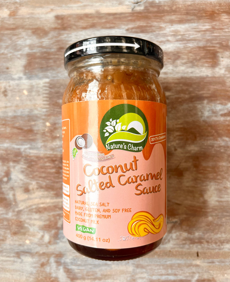 Coconut Salted Caramel Sauce By Natures Charm