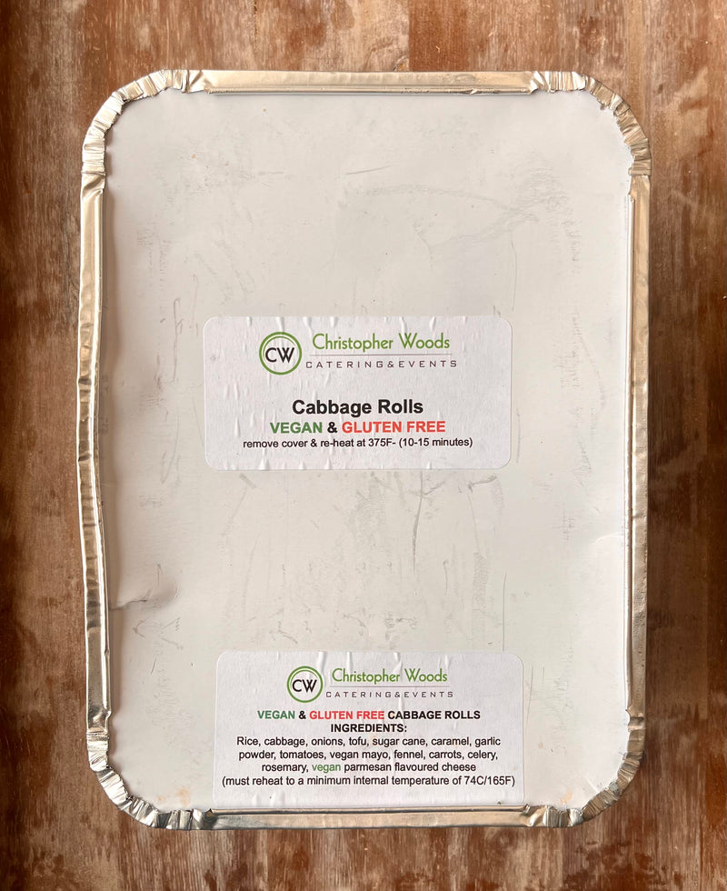 Vegan Cabbage Rolls By Christopher Woods Catering