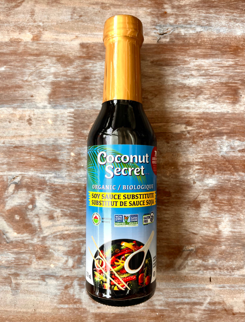 Sauce assaisonnée à la noix de coco et sans soja