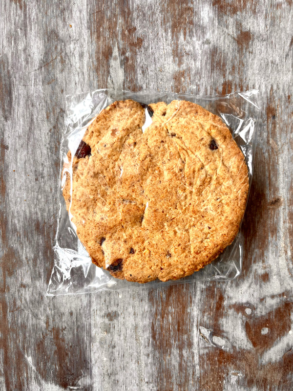 Biscuit à l'avoine et à l'orange et aux canneberges
