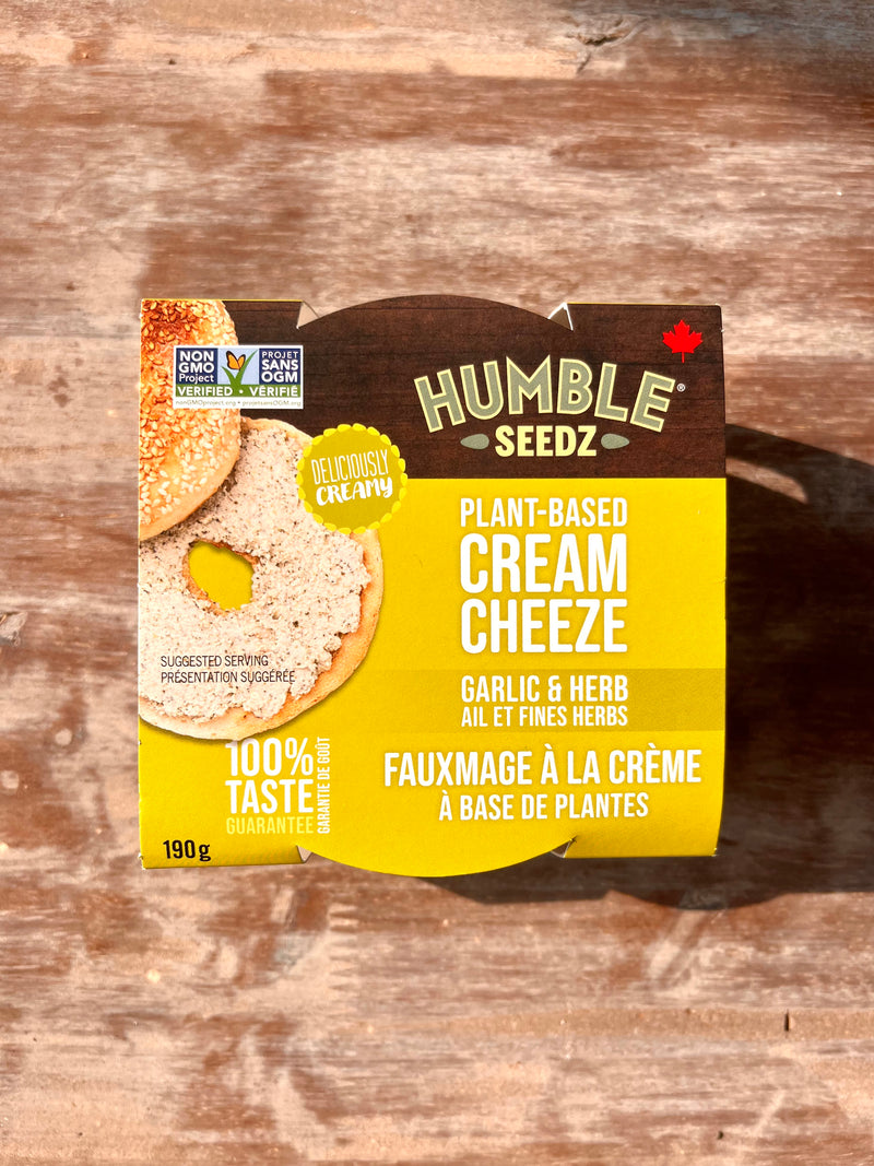 Fromage à la crème végétalien de Humble Seedz