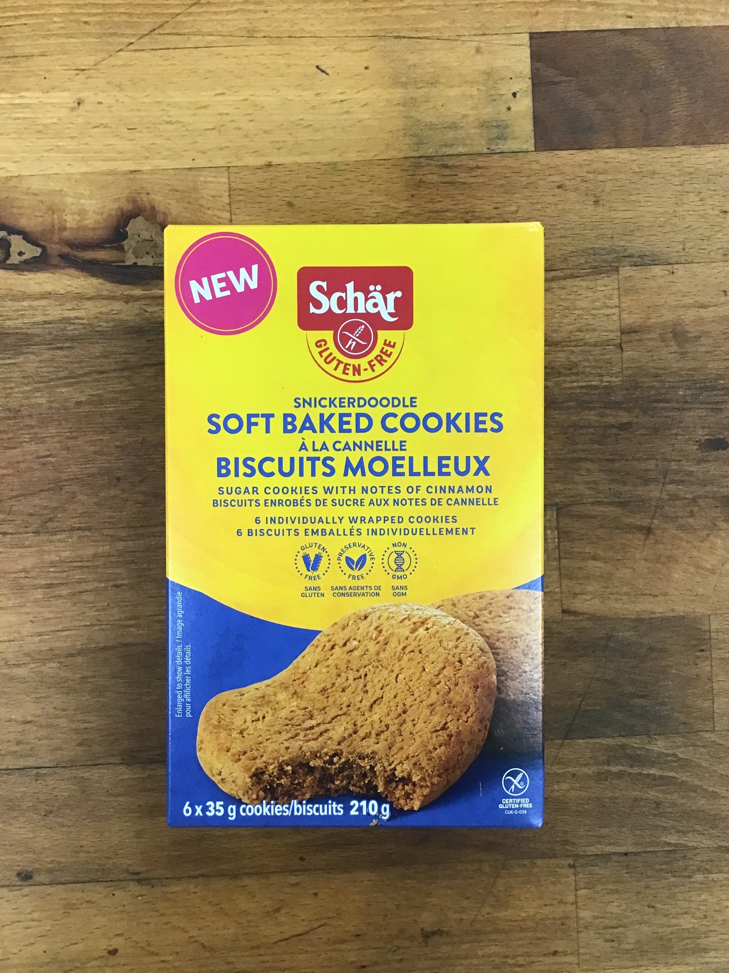 Snickerdoodle Soft Baked Cookies By Schar (was $9.49)