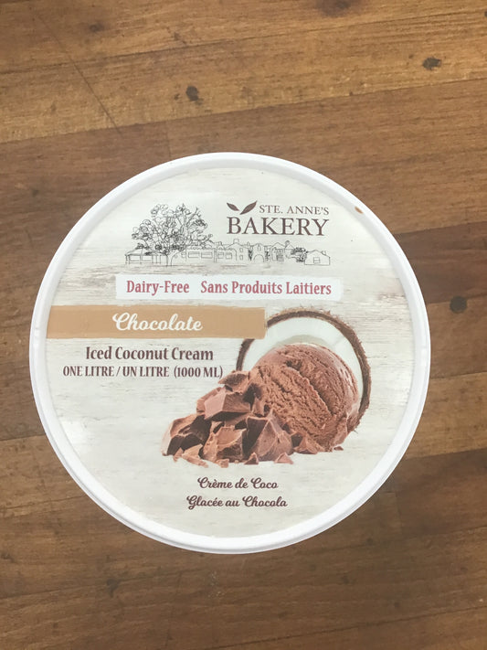 Dairy-free Chocolate Coconut Ice Cream 1L By Ste. Anne’s Bakery