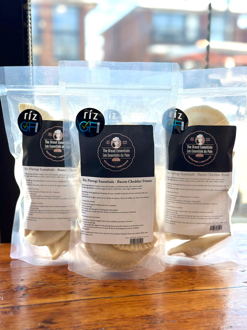 Pierogie végétalienne sans gluten -disponible en magasin seulement