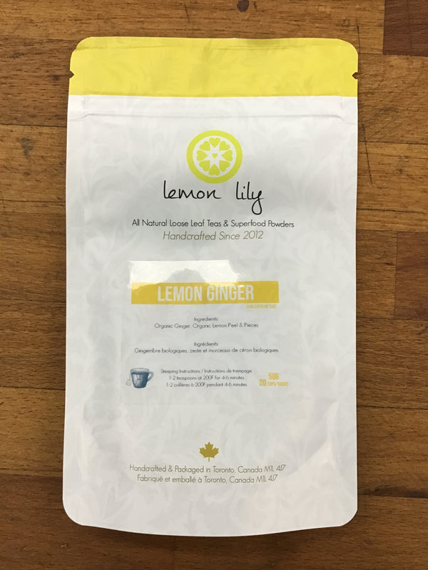 Lemon Ginger Tea By Lemon Lily