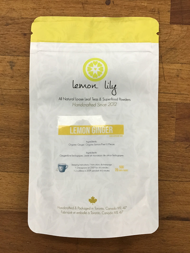 Lemon Ginger Tea By Lemon Lily