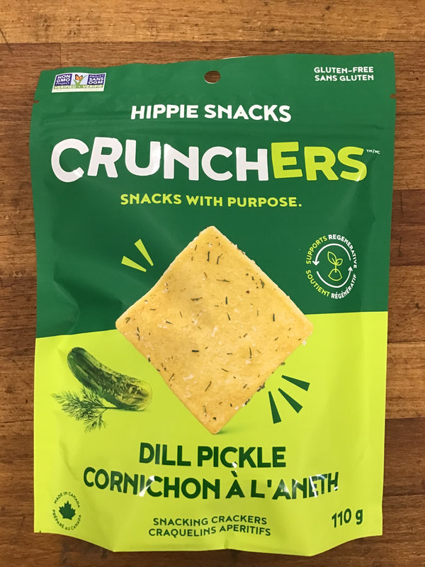 Dill Pickle Crunchers By Hippie Snacks