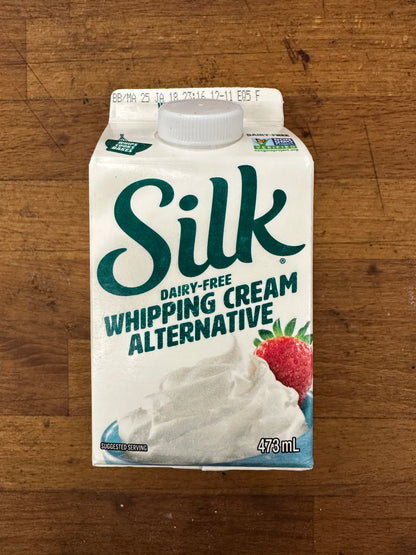 Dairy-Free Whipping Cream Alternative By Silk