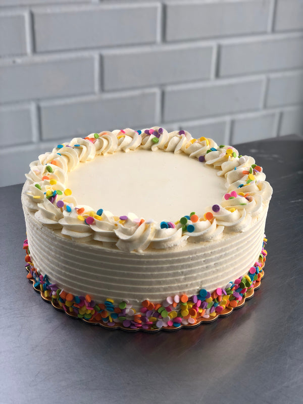 9" Confetti Cake - Pre-Order 72 Hours in Advance (Available for Store Pick-Up Only)