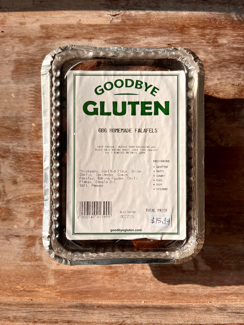 Homemade Falafels By Goodbye Gluten