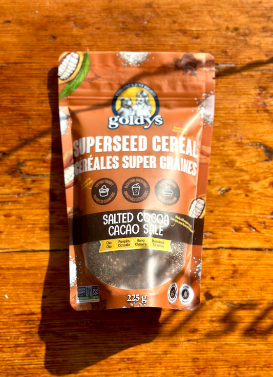 Salted Cocoa Superseed Cereal By Goldy’s