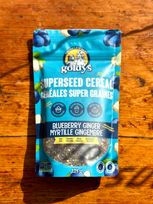 Blueberry Ginger Superseed Cereal By Goldy’s