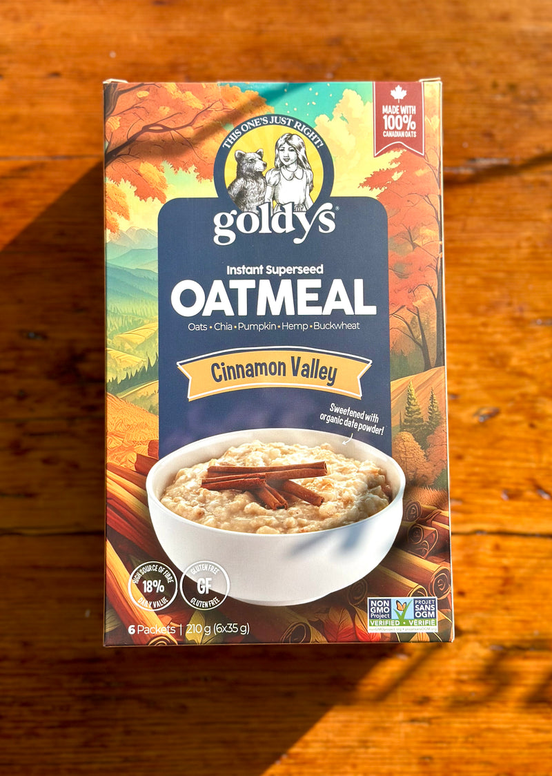 Cinnamon Valley Oatmeal By Goldy’s