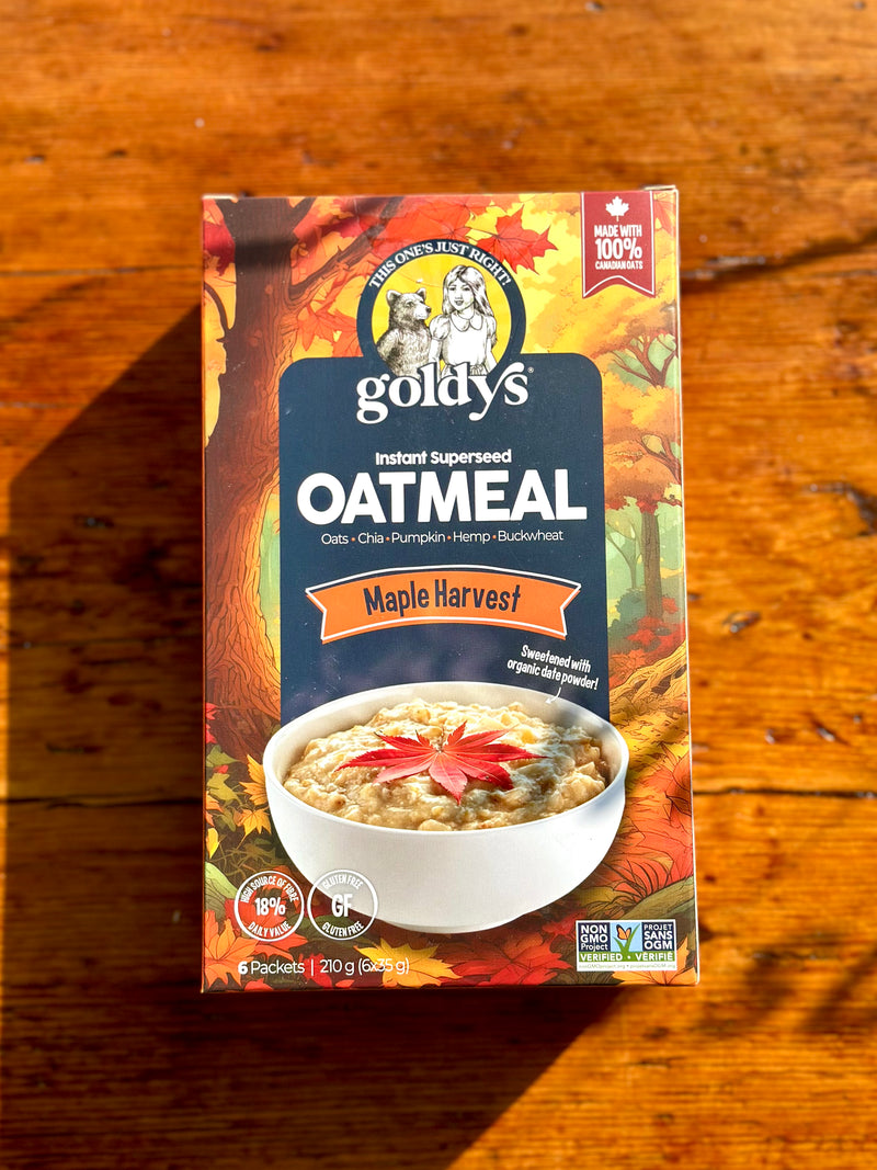 Maple Harvest Oatmeal By Goldy’s