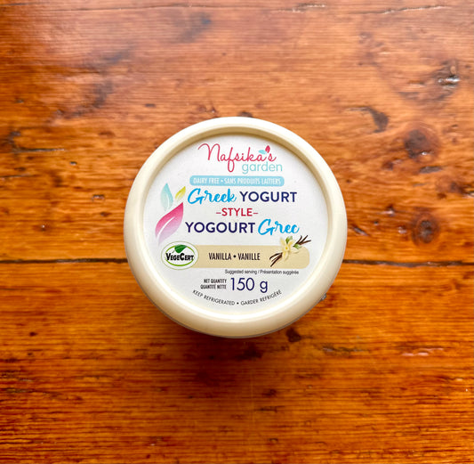 Vegan Greek Yogurt Vanilla By Nafsikas Garden