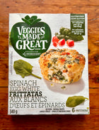 Spinach & Egg White Frittatas By Veggies Made Great