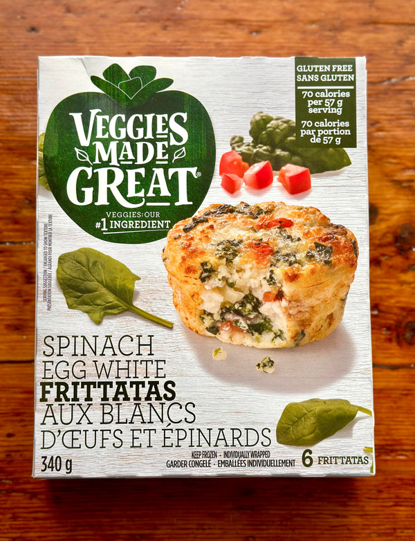 Spinach & Egg White Frittatas By Veggies Made Great