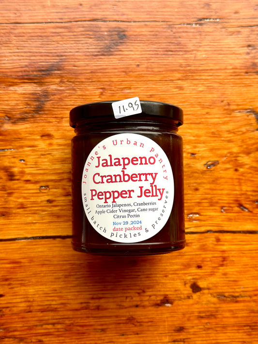 Jalapeño Cranberry Pepper Jelly (250ml) By Joanne’s Urban Pantry