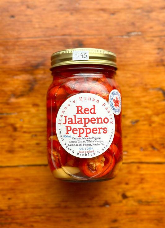 Red Jalapeño Peppers By Joanne’s Urban Pantry (500 ml)