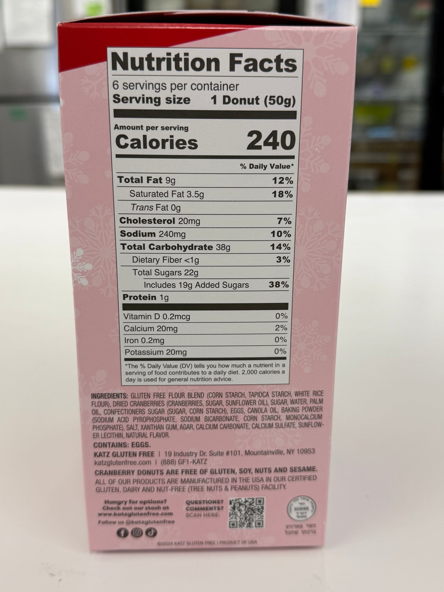 Mini Cranberry Donuts By Katz