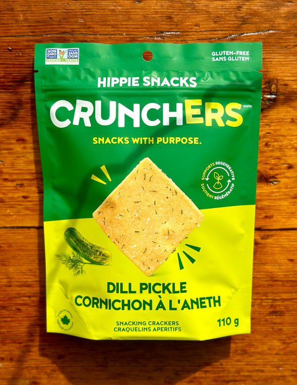 Dill Pickle Crunchers By Hippie Snacks