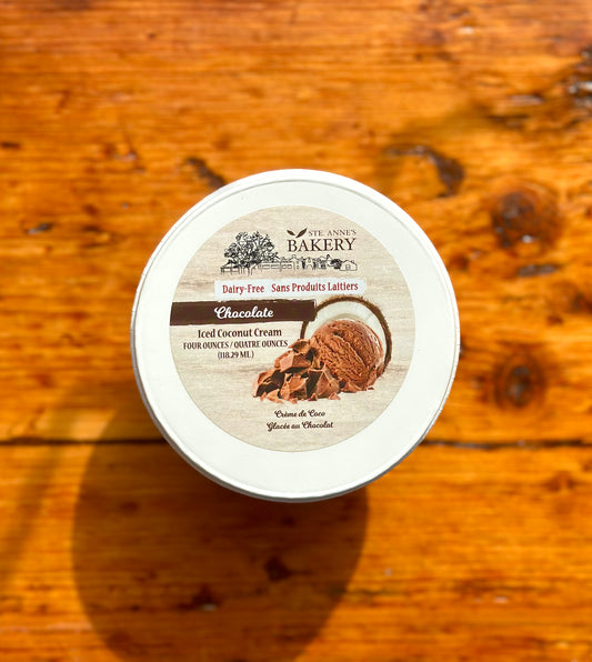 Dairy-Free Chocolate Ice Cream 4oz by Ste. Anne’s Bakery (Single Serving)