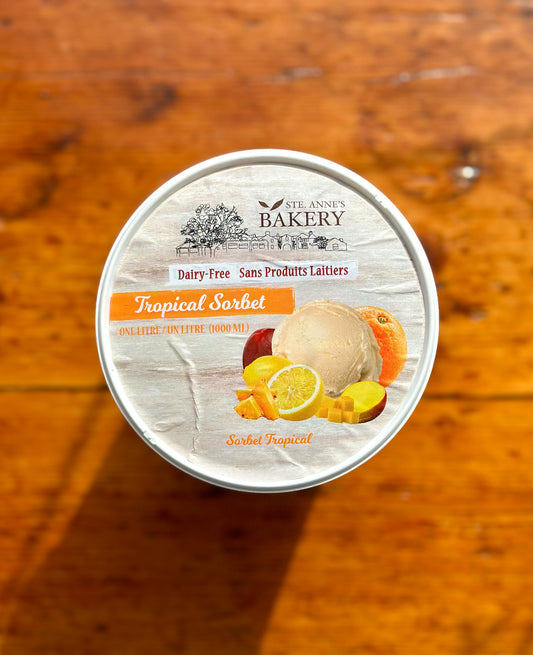 Tropical Sorbet 1L by Ste. Anne’s Bakery
