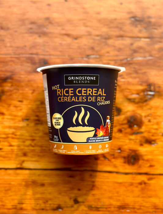 Maple Brown Sugar Hot Rice Cereal Cup By Grindstone Blends
