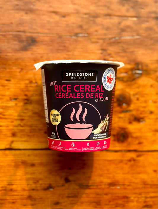 Unflavoured Hot Rice Cereal Cup By Grindstone Blends