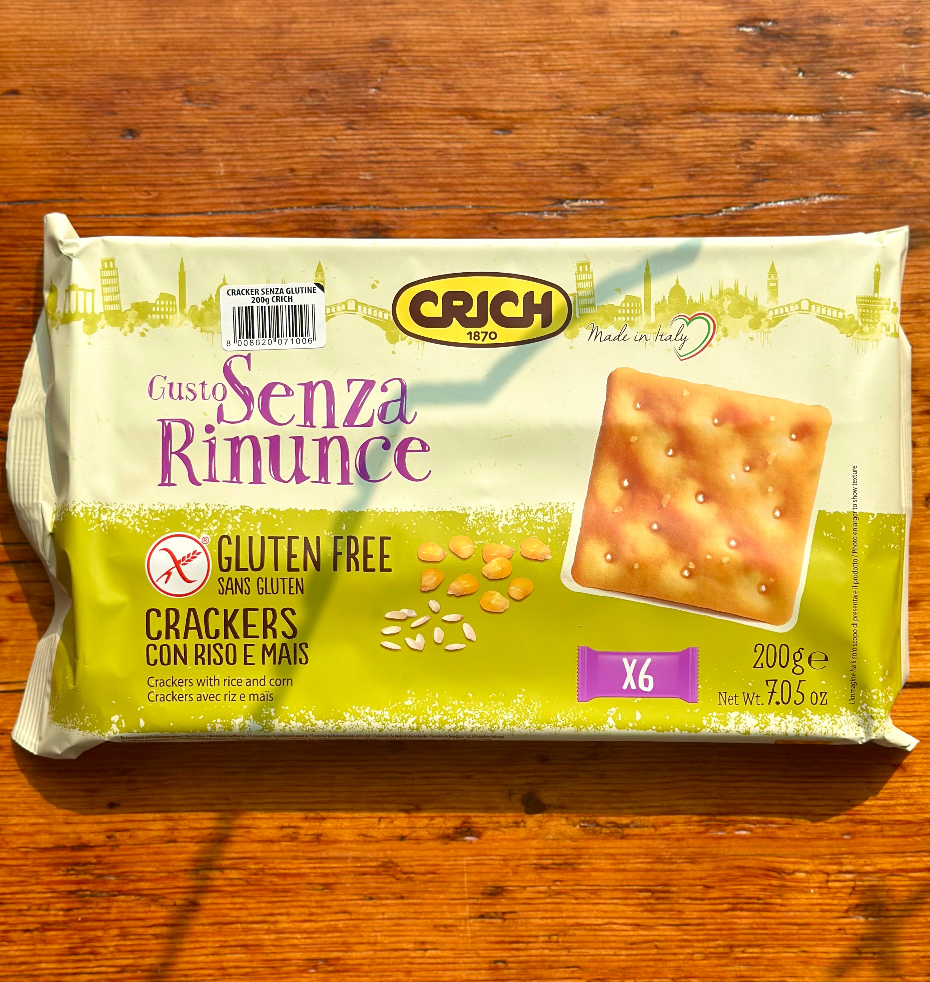 Gluten-Free Crackers with Rice & Corn By Crich – The Bread Essentials