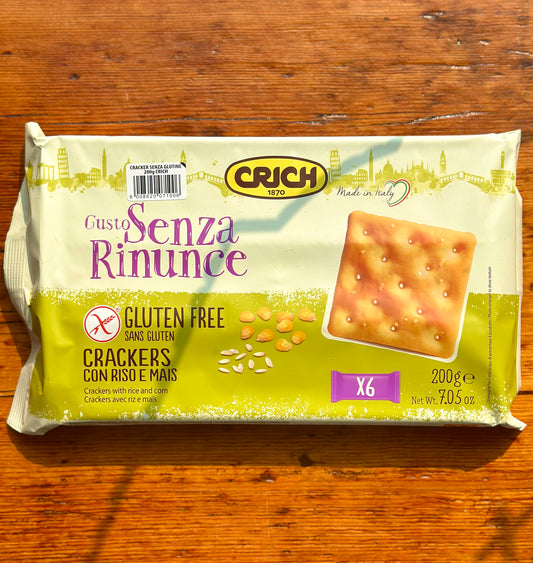 Gluten-Free Crackers with Rice & Corn By Crich
