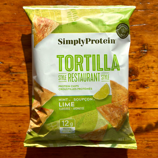 Hint of Lime Tortilla Chips By Simply Protein