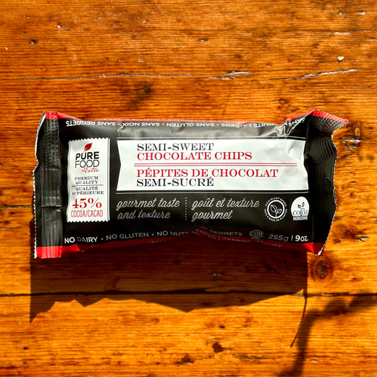 Semi-Sweet Chocolate Chips By Pure Food