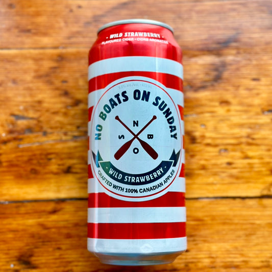 Strawberry Flavoured Cider By No Boats On Sunday