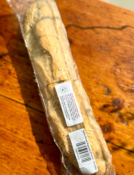 Pain à l'ail fait avec notre Baguette blanche (congelée) 18 pouces