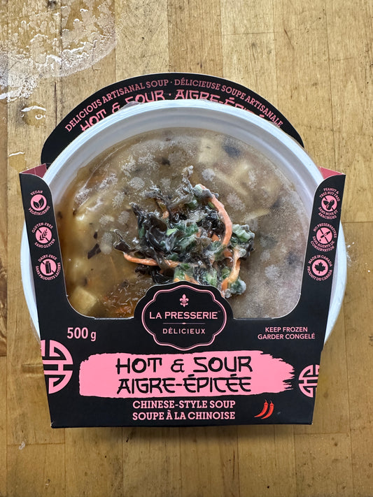 Hot and Sour Chinese Style Soup By La Presserie