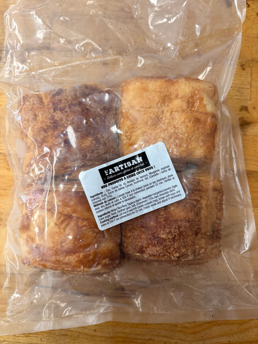 Frozen Chocolat Croissant DF (Pack of 4) By L'Artisan