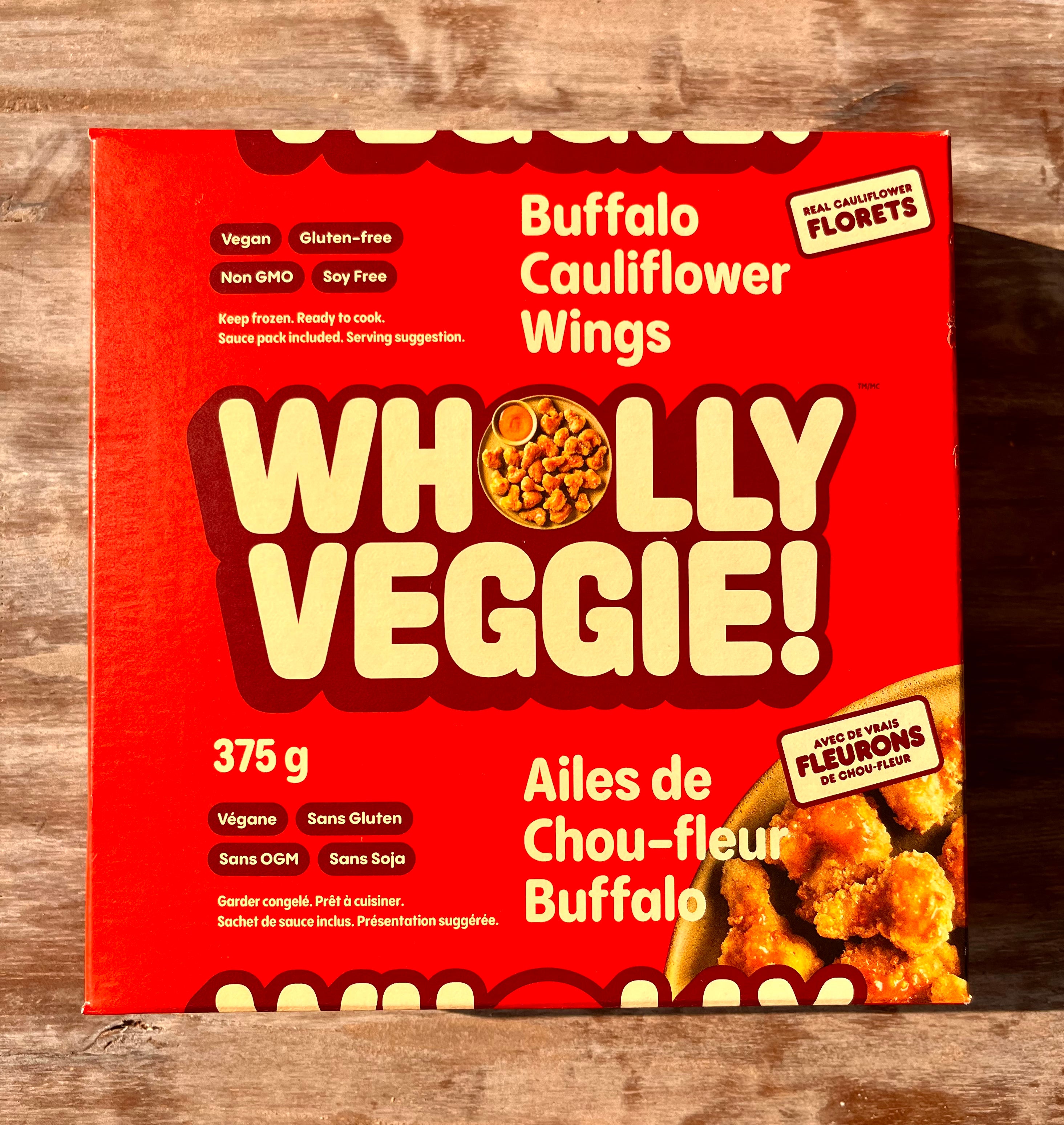 Wholly Veggie Buffalo Cauliflower Wings The Bread Essentials