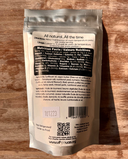 Pesto végétalien au basilic par Villa Licious Sauces