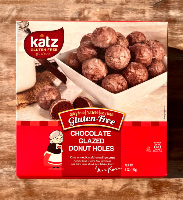 Trous de beignets glacés au chocolat Katz