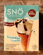 SNÖ Vanilla Sundae Ice Cream Cone