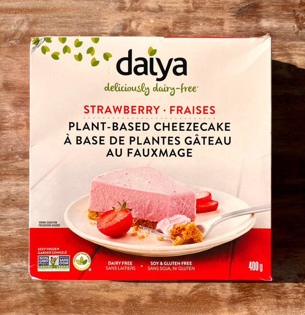 Gâteau au fromage aux fraises Daiya