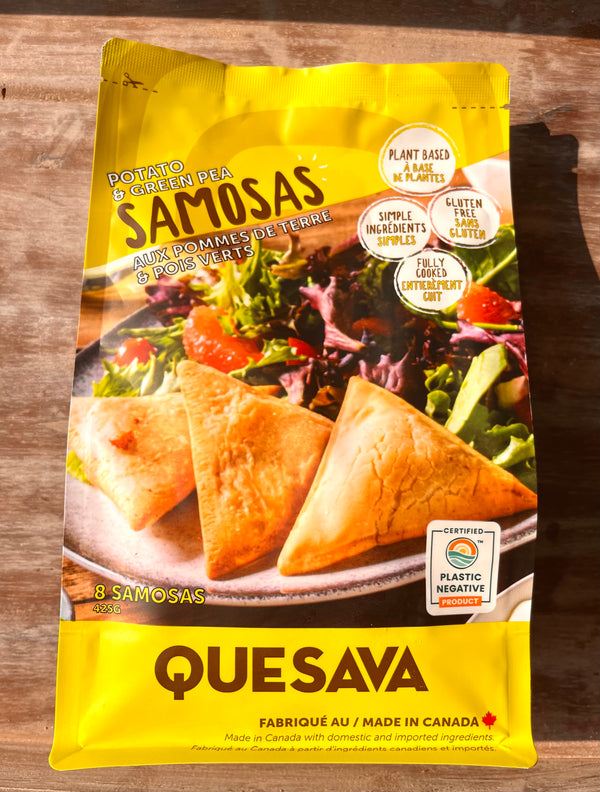 Samoussas végétaliens aux pommes de terre et aux pois verts