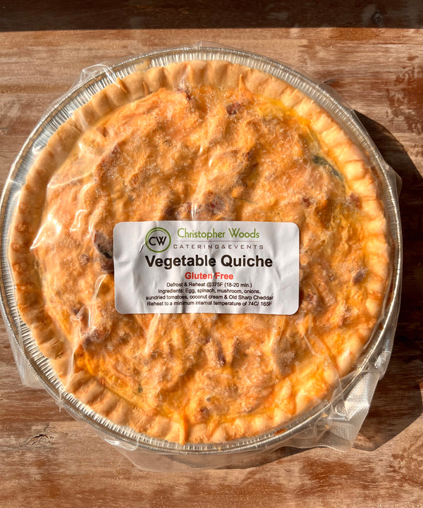 Vegetable Quiche By Christopher Woods Catering
