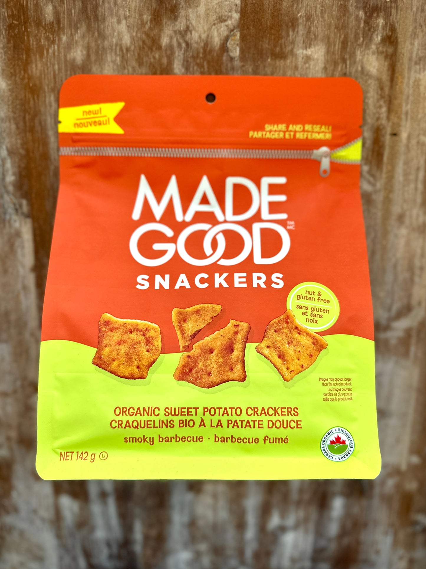 Smoky Barbecue Organic Sweet Potato Crackers By Made Good