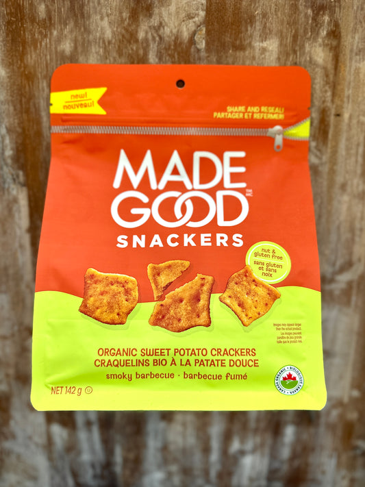 Smoky Barbecue Organic Sweet Potato Crackers By Made Good