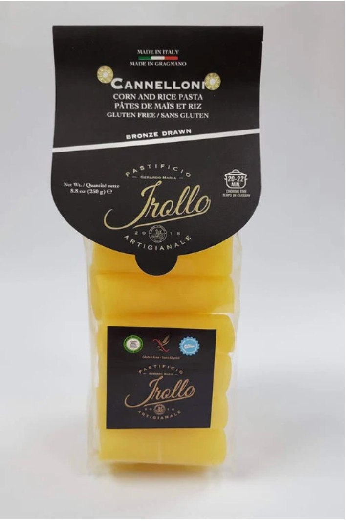 Cannelloni Gluten Free Pasta By Irollo