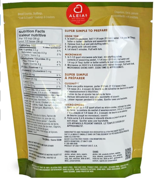 Cook Top Seasoned Vegetable Stuffing Mix